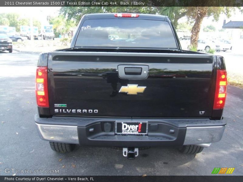 Black / Ebony 2011 Chevrolet Silverado 1500 LT Texas Edition Crew Cab 4x4