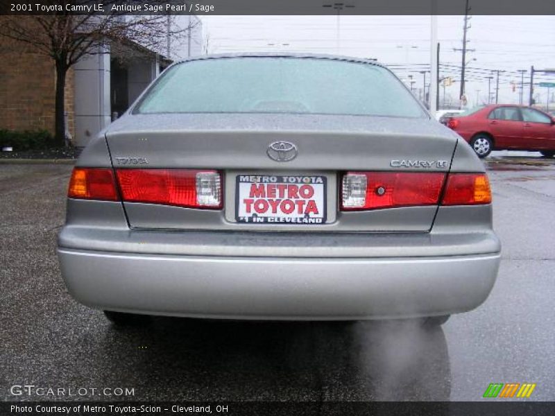 Antique Sage Pearl / Sage 2001 Toyota Camry LE