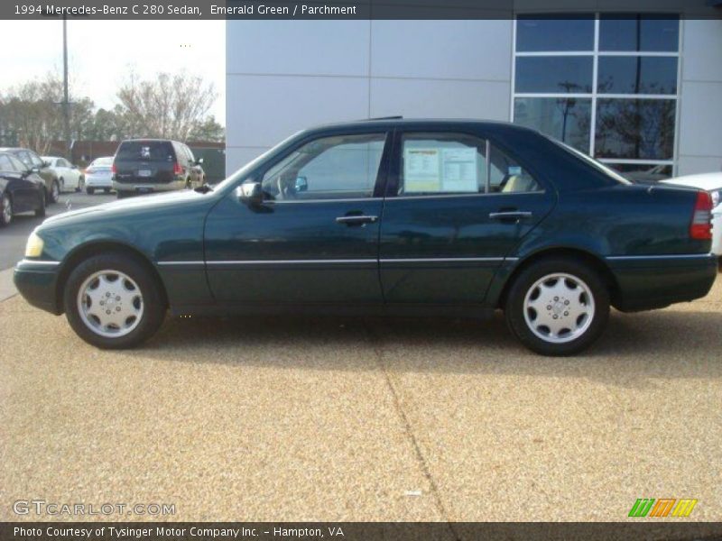 Emerald Green / Parchment 1994 Mercedes-Benz C 280 Sedan