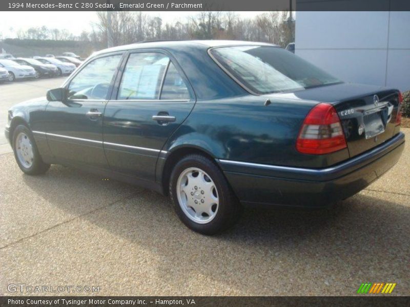 Emerald Green / Parchment 1994 Mercedes-Benz C 280 Sedan