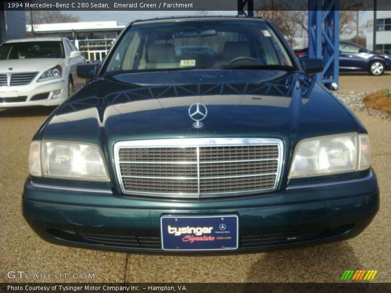 Emerald Green / Parchment 1994 Mercedes-Benz C 280 Sedan