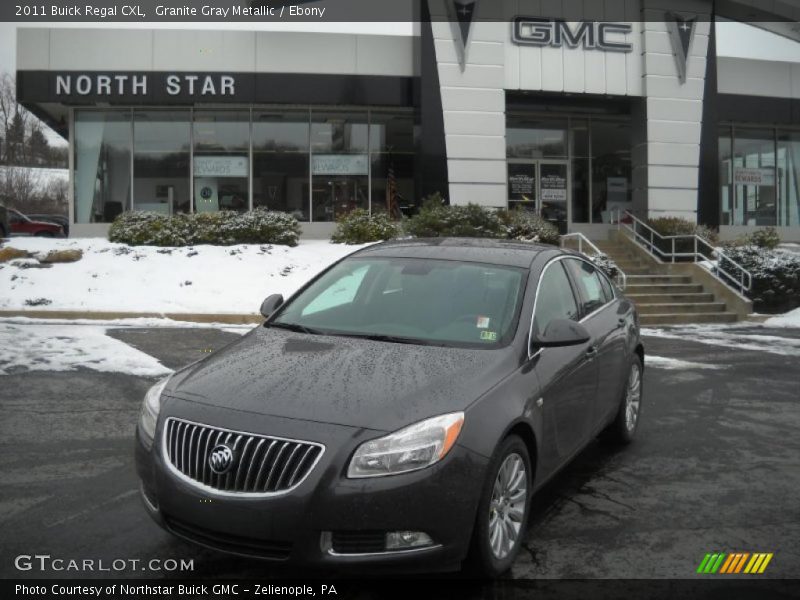 Granite Gray Metallic / Ebony 2011 Buick Regal CXL