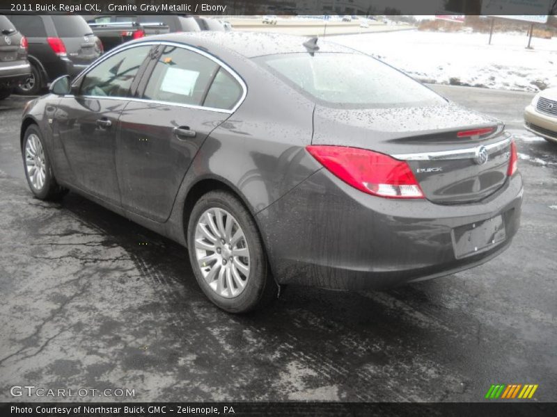 Granite Gray Metallic / Ebony 2011 Buick Regal CXL