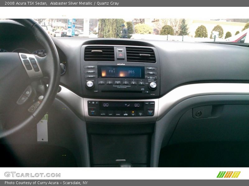 Alabaster Silver Metallic / Quartz Gray 2008 Acura TSX Sedan
