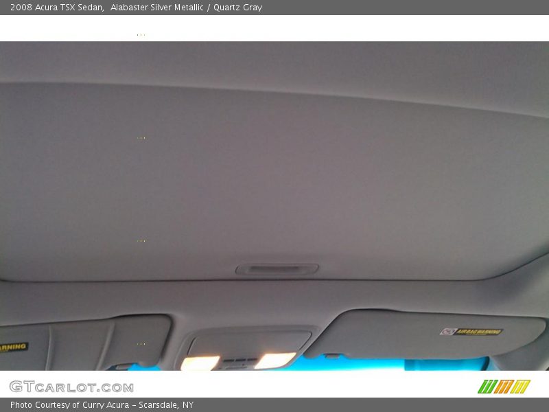 Alabaster Silver Metallic / Quartz Gray 2008 Acura TSX Sedan