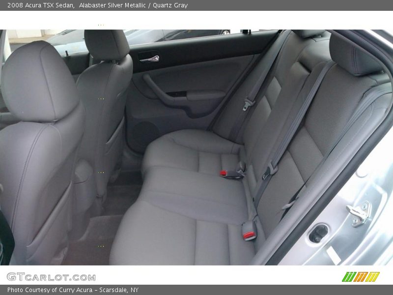 Alabaster Silver Metallic / Quartz Gray 2008 Acura TSX Sedan