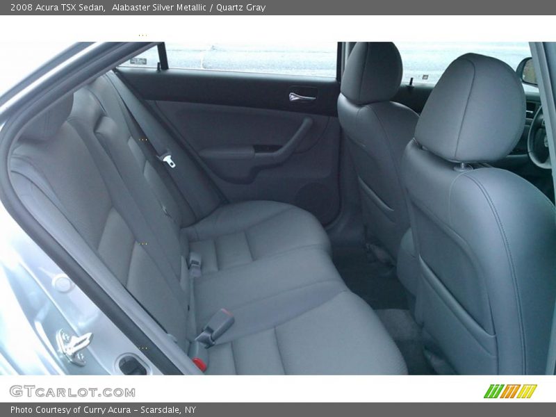 Alabaster Silver Metallic / Quartz Gray 2008 Acura TSX Sedan