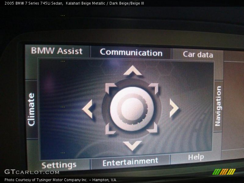 Kalahari Beige Metallic / Dark Beige/Beige III 2005 BMW 7 Series 745Li Sedan