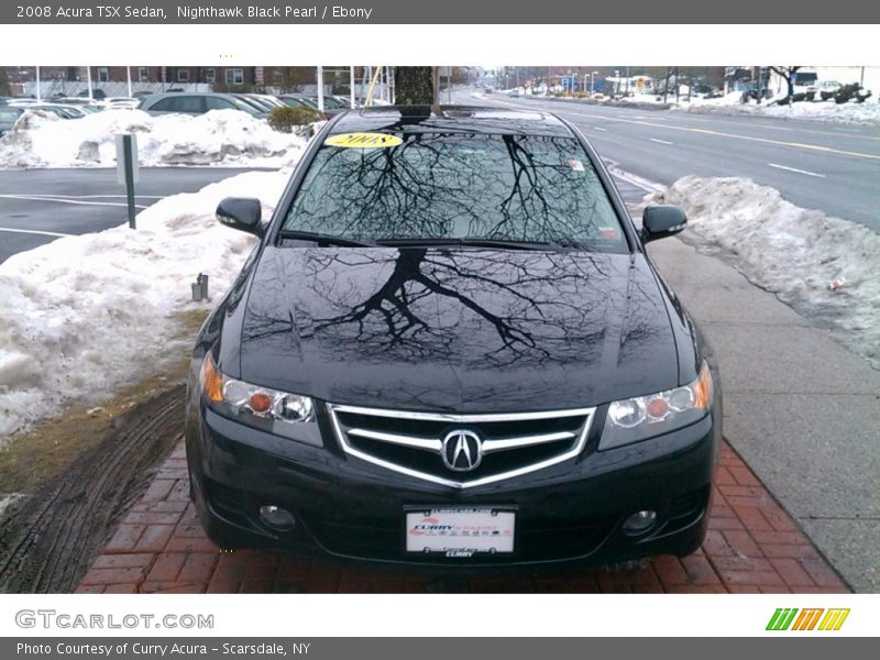 Nighthawk Black Pearl / Ebony 2008 Acura TSX Sedan