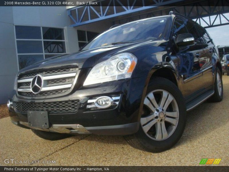 Black / Black 2008 Mercedes-Benz GL 320 CDI 4Matic