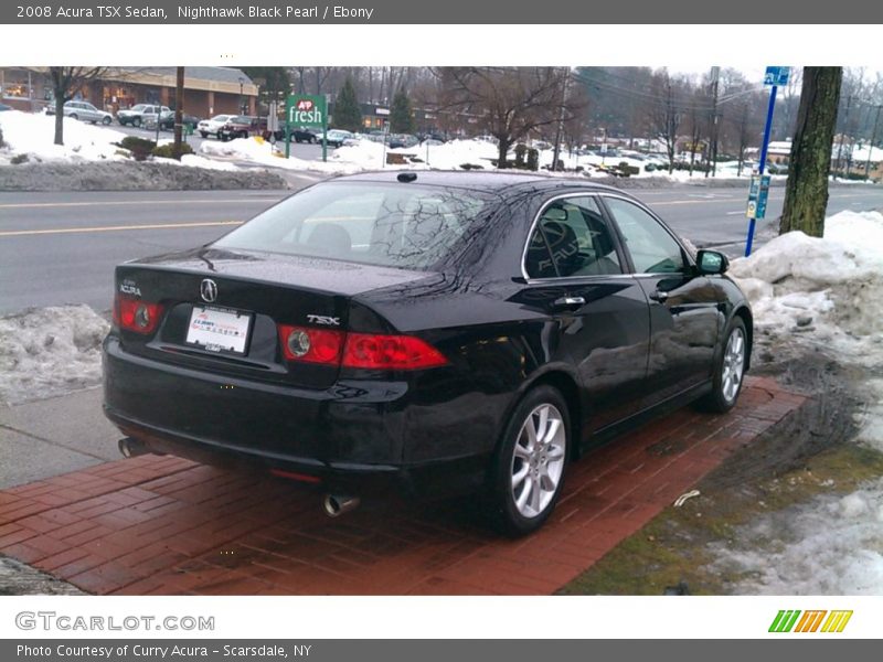 Nighthawk Black Pearl / Ebony 2008 Acura TSX Sedan