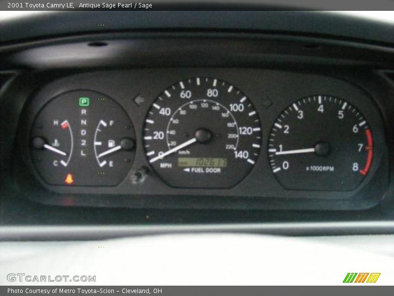Antique Sage Pearl / Sage 2001 Toyota Camry LE