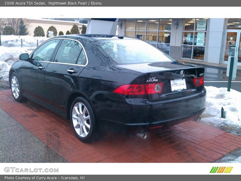 Nighthawk Black Pearl / Ebony 2008 Acura TSX Sedan