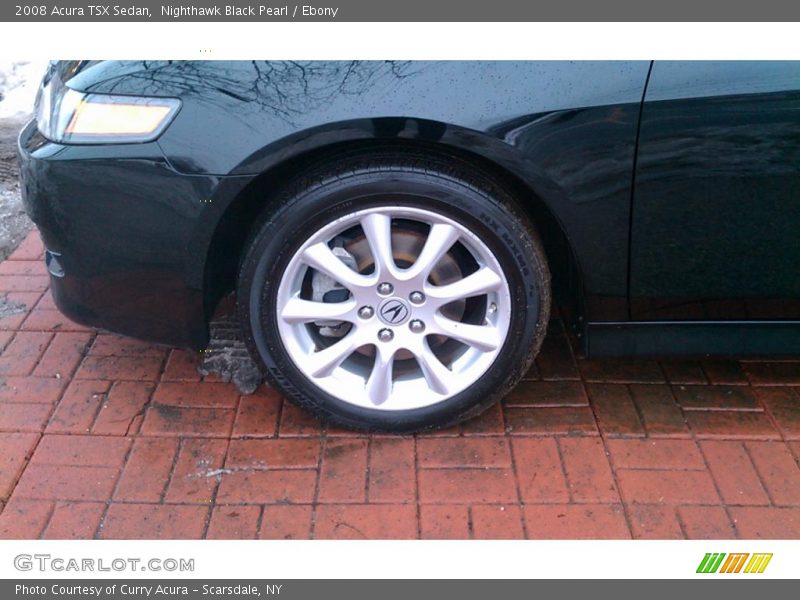 Nighthawk Black Pearl / Ebony 2008 Acura TSX Sedan