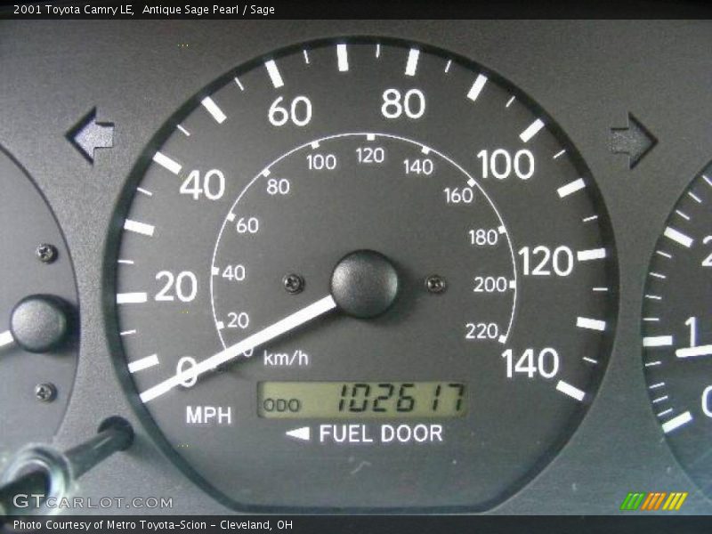 Antique Sage Pearl / Sage 2001 Toyota Camry LE