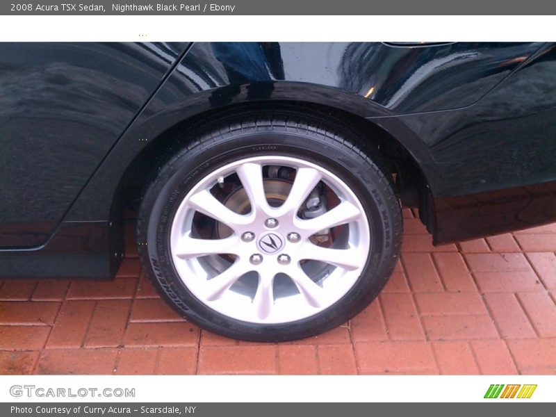 Nighthawk Black Pearl / Ebony 2008 Acura TSX Sedan