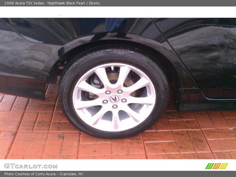 Nighthawk Black Pearl / Ebony 2008 Acura TSX Sedan