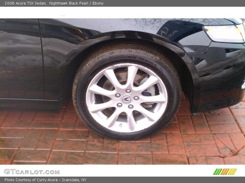 Nighthawk Black Pearl / Ebony 2008 Acura TSX Sedan