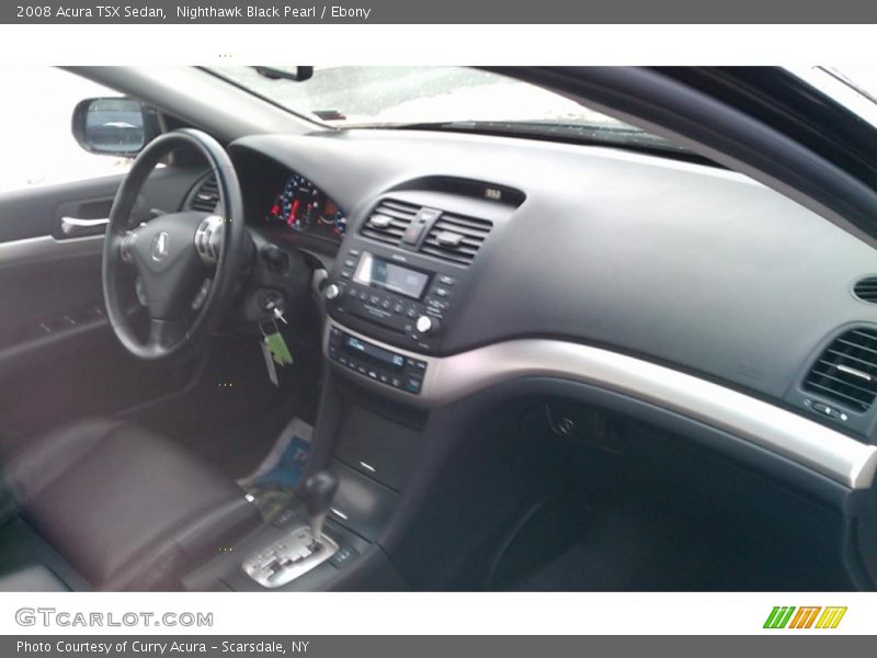 Nighthawk Black Pearl / Ebony 2008 Acura TSX Sedan