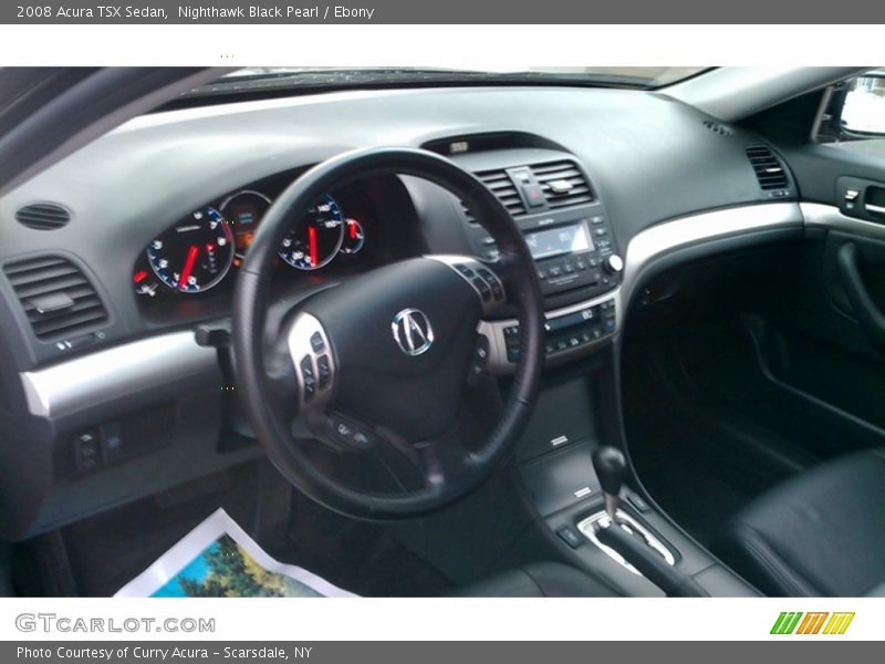 Nighthawk Black Pearl / Ebony 2008 Acura TSX Sedan