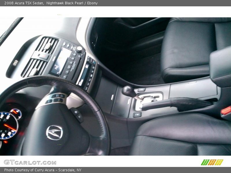 Nighthawk Black Pearl / Ebony 2008 Acura TSX Sedan