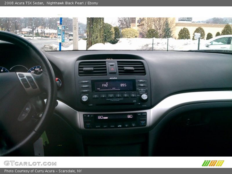 Nighthawk Black Pearl / Ebony 2008 Acura TSX Sedan