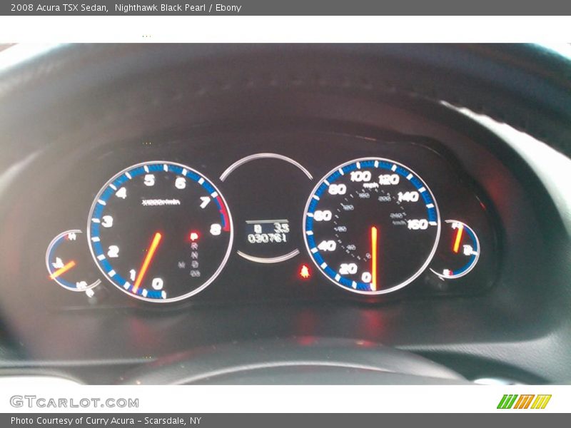 Nighthawk Black Pearl / Ebony 2008 Acura TSX Sedan