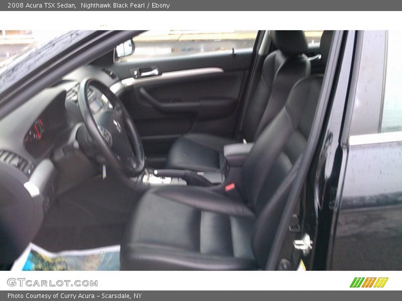 Nighthawk Black Pearl / Ebony 2008 Acura TSX Sedan