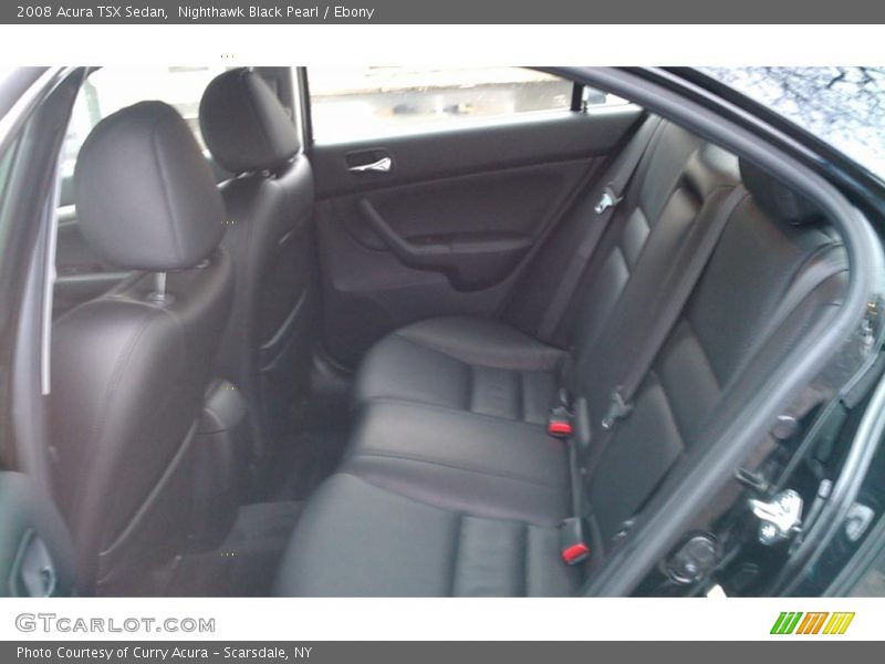 Nighthawk Black Pearl / Ebony 2008 Acura TSX Sedan