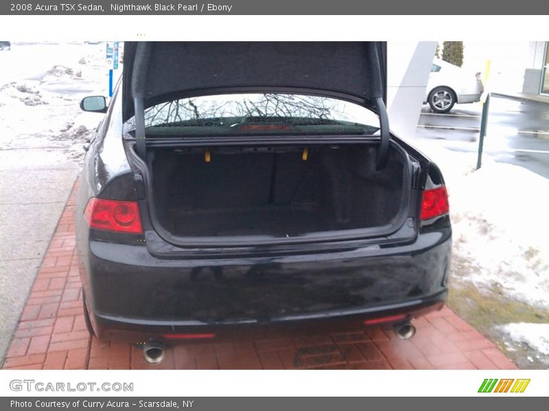 Nighthawk Black Pearl / Ebony 2008 Acura TSX Sedan