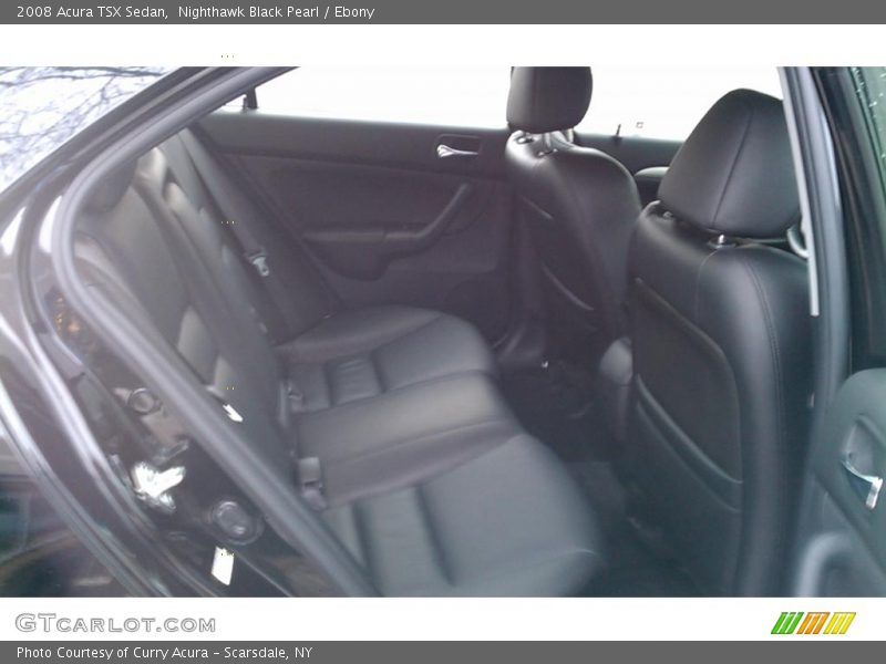 Nighthawk Black Pearl / Ebony 2008 Acura TSX Sedan