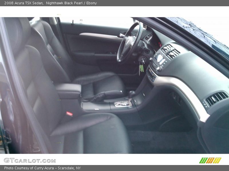 Nighthawk Black Pearl / Ebony 2008 Acura TSX Sedan