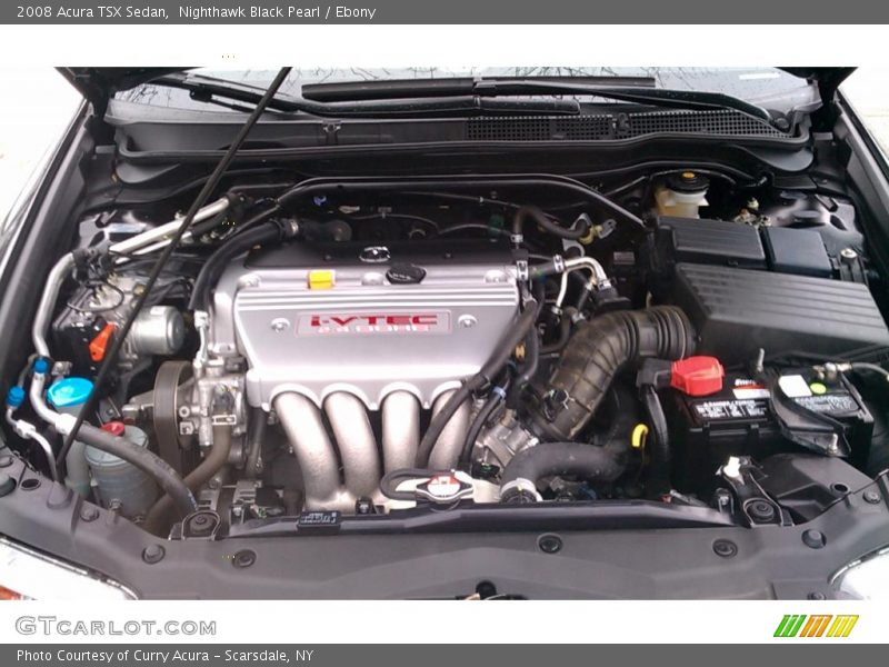 Nighthawk Black Pearl / Ebony 2008 Acura TSX Sedan