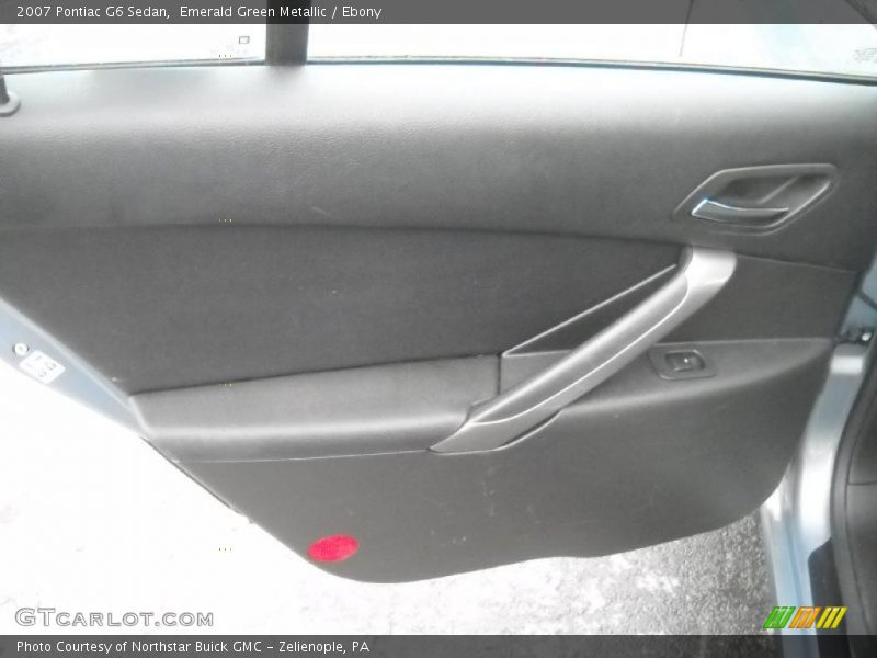 Emerald Green Metallic / Ebony 2007 Pontiac G6 Sedan
