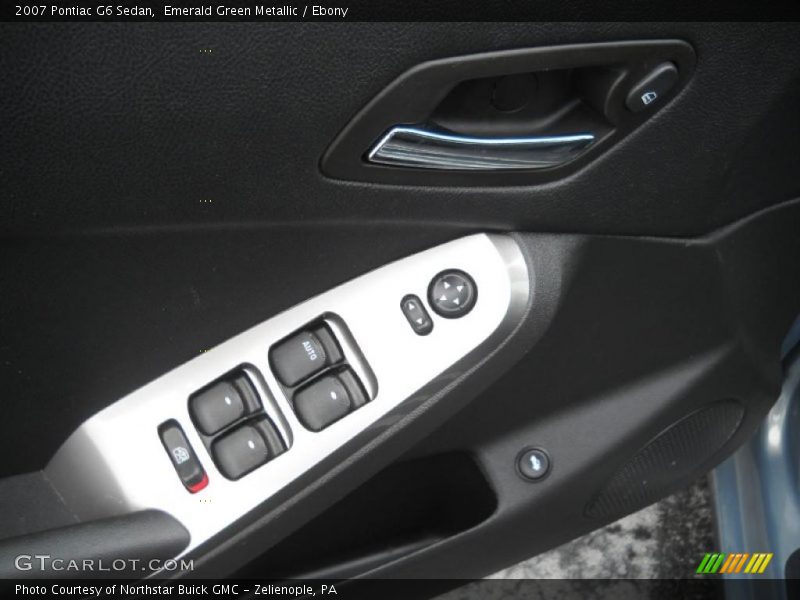 Emerald Green Metallic / Ebony 2007 Pontiac G6 Sedan