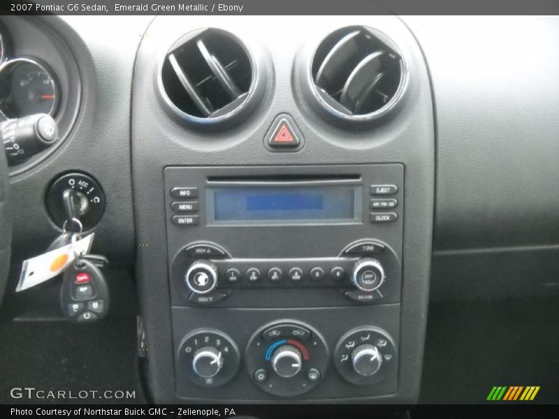 Emerald Green Metallic / Ebony 2007 Pontiac G6 Sedan