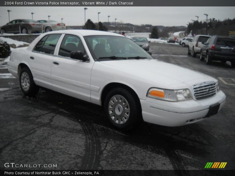 Front 3/4 View of 2004 Crown Victoria Police Interceptor