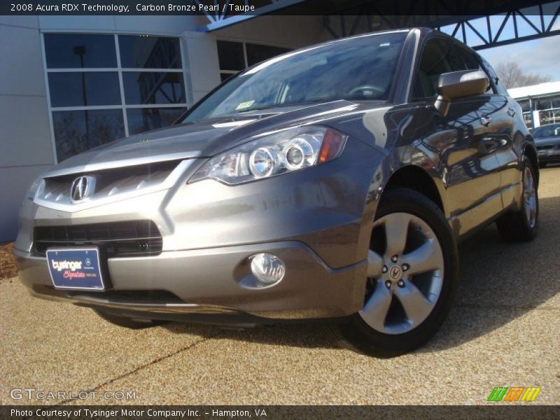 Carbon Bronze Pearl / Taupe 2008 Acura RDX Technology