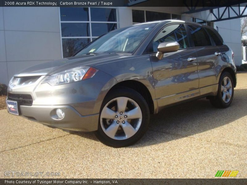 Carbon Bronze Pearl / Taupe 2008 Acura RDX Technology