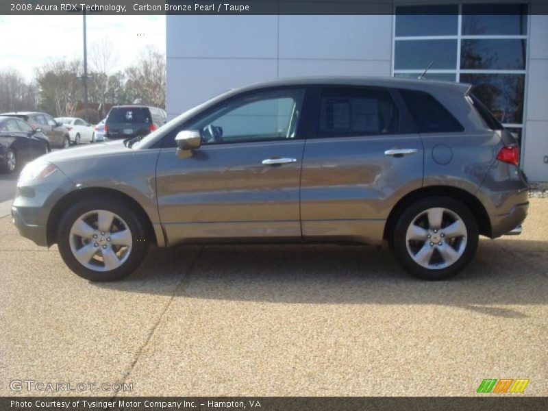 Carbon Bronze Pearl / Taupe 2008 Acura RDX Technology