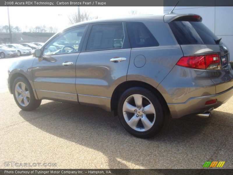 Carbon Bronze Pearl / Taupe 2008 Acura RDX Technology