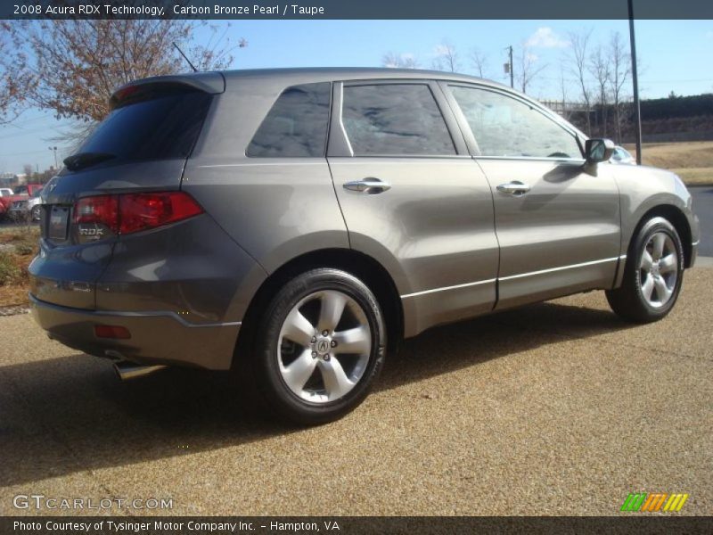 Carbon Bronze Pearl / Taupe 2008 Acura RDX Technology