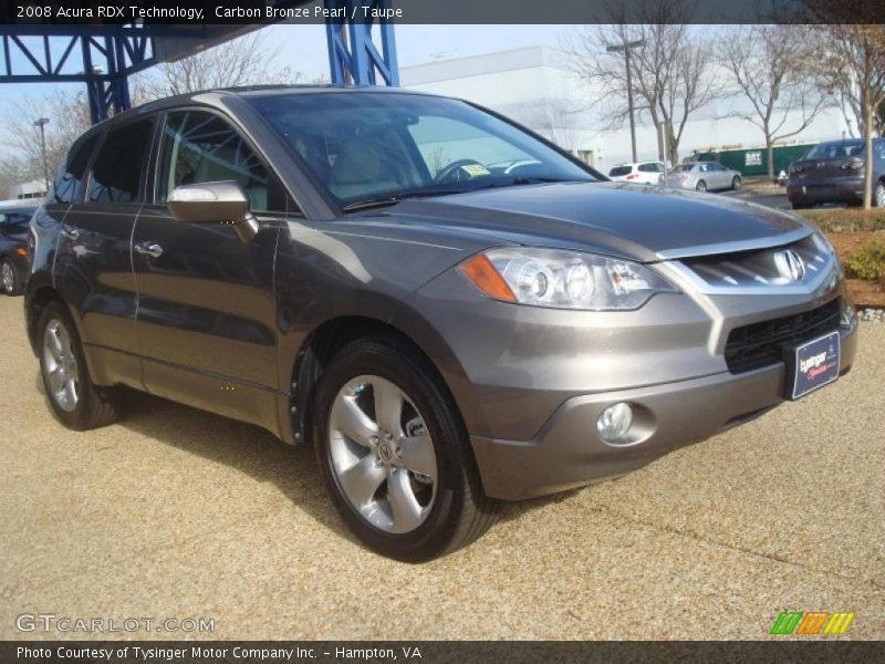 Carbon Bronze Pearl / Taupe 2008 Acura RDX Technology