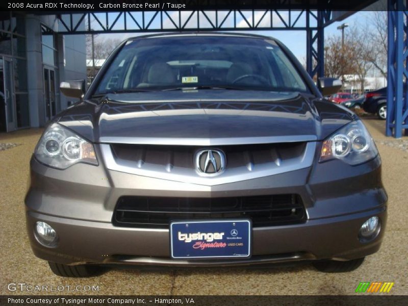 Carbon Bronze Pearl / Taupe 2008 Acura RDX Technology