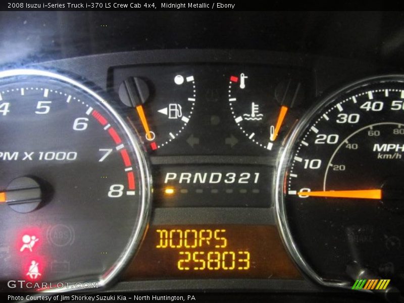 Midnight Metallic / Ebony 2008 Isuzu i-Series Truck i-370 LS Crew Cab 4x4