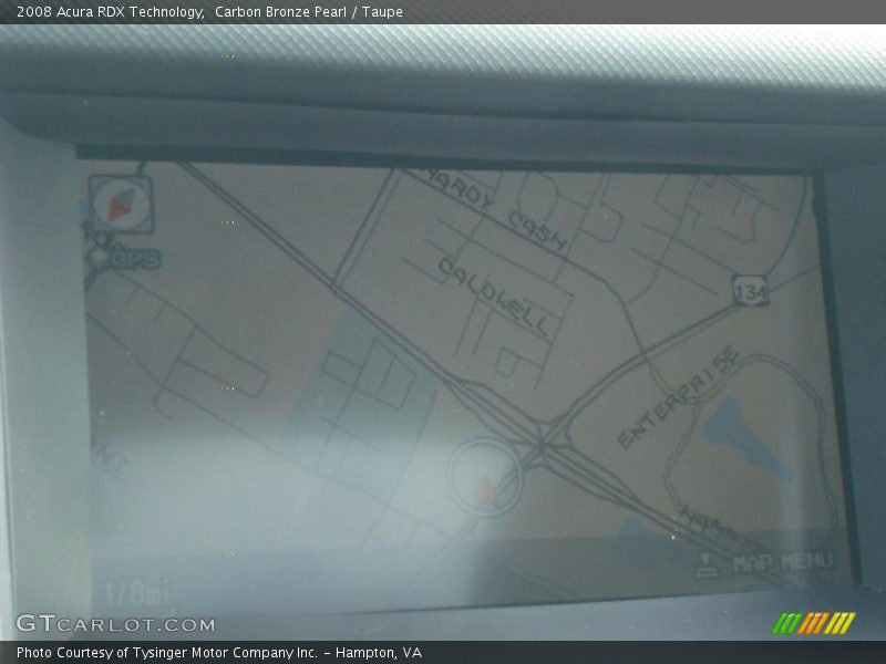 Carbon Bronze Pearl / Taupe 2008 Acura RDX Technology