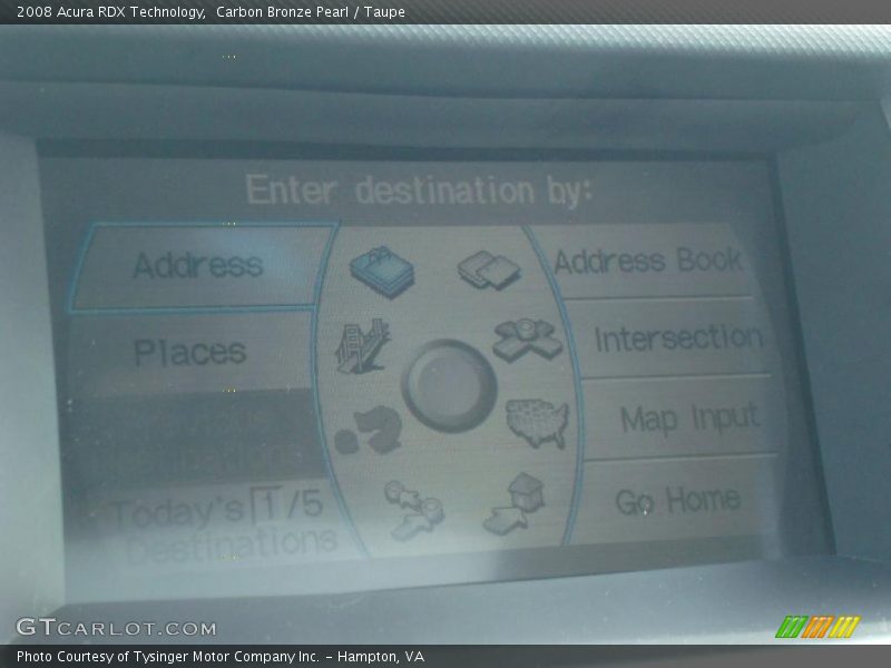 Carbon Bronze Pearl / Taupe 2008 Acura RDX Technology