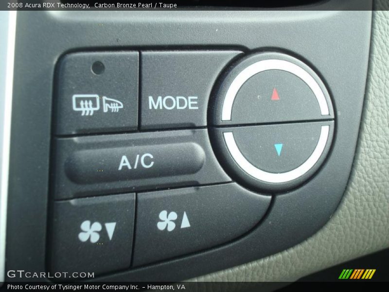 Carbon Bronze Pearl / Taupe 2008 Acura RDX Technology