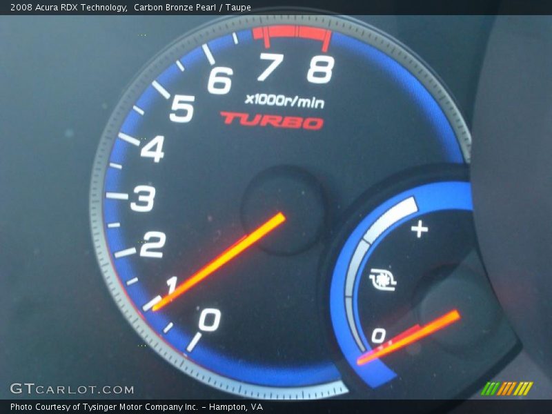 Carbon Bronze Pearl / Taupe 2008 Acura RDX Technology