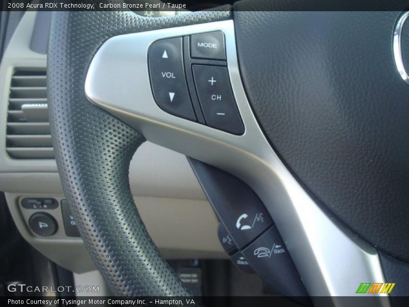 Carbon Bronze Pearl / Taupe 2008 Acura RDX Technology
